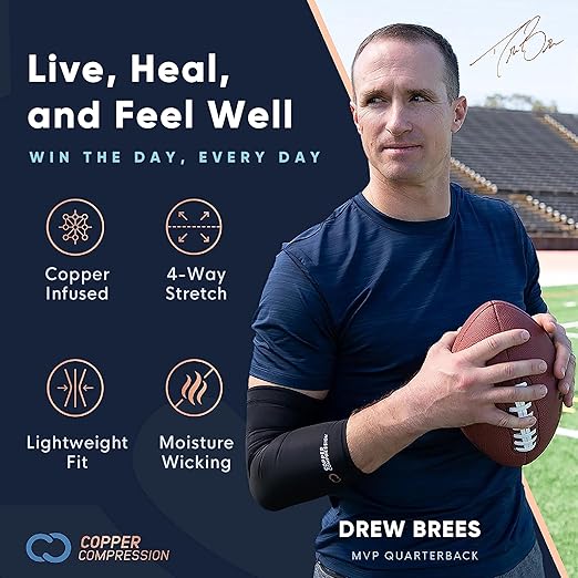 Copper Compression Arthritis Gloves | Fingerless Arthritis Carpal Tunnel Pain Relief for Men & Women | Hand Support Wrist Brace for Neuropathy, Rheumatoid, Tendonitis, Swelling, Typing Grey XS