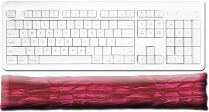 Keyboard Wrist Rest Pad - Flax Seed Filled - Lavender Scented - Pinkalicious