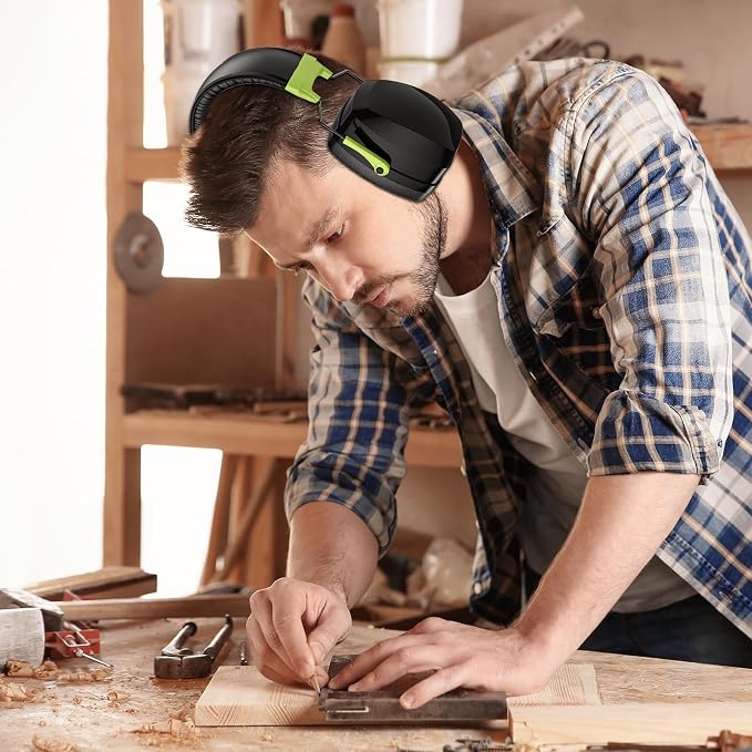 ProCase Extra Large SNR 37dB Noise Cancelling Headphones, Hearing Protection Ear Muffs for Noise Reduction NRR 35dB