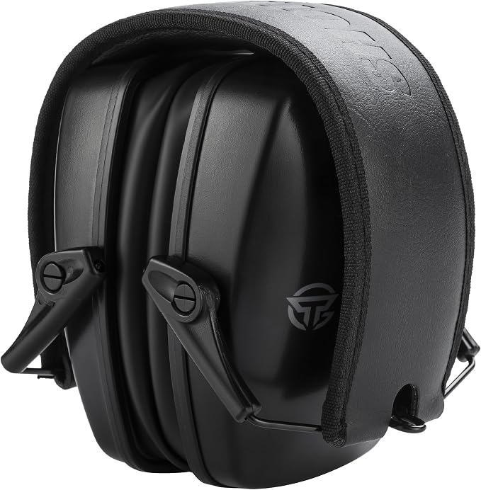 SHOTMUFFS A Lite – Passive Shooting Ear Protection Earmuffs | NRR 25dB, Memory foam ear cushion, Padded headband, Compact folding design, Ergonomic design, Comfortable