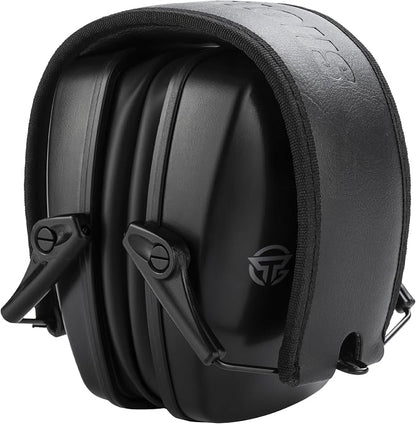 SHOTMUFFS A Lite – Passive Shooting Ear Protection Earmuffs | NRR 25dB, Memory foam ear cushion, Padded headband, Compact folding design, Ergonomic design, Comfortable