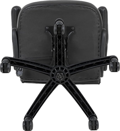 Flash Furniture X10 Gaming Chair Racing Office Ergonomic Computer PC Adjustable Swivel Chair with Flip-up Arms, Purple/Black LeatherSoft