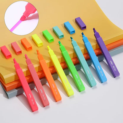Mr. Pen- Aesthetic Highlighters No Bleed, 8 Pack, Vibrant Colors | Chisel Tip, Cute Highlighters Assorted Colors for Journaling, Highlighting, Underlining, Fast Dry, Back to School Supplies