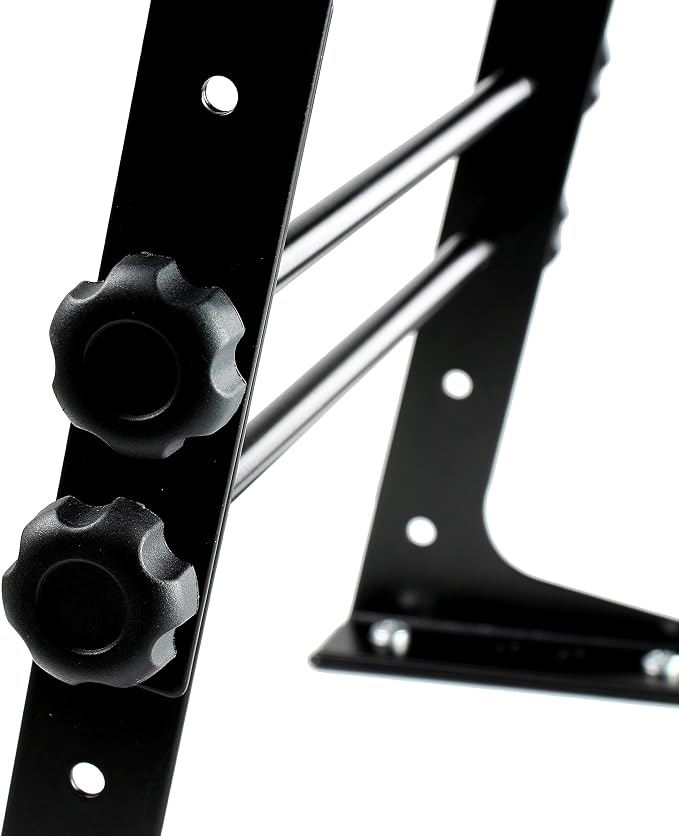 RockJam Portable DJ Laptop Stand with Adjustable Height, Anti-Slip Design, Works For Laptops, Controllers & CD Players