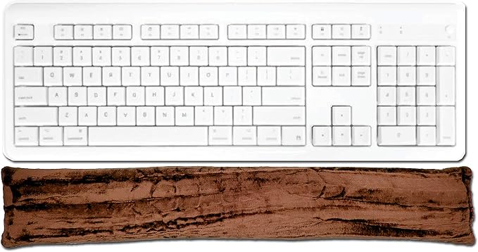 Keyboard Wrist Rest Pad - Flax Seed Filled - Lavender Scented - Dark Turquoise