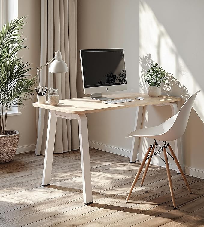Modular Computer Office Desk, Modern Style Small Study Writing Workstation Table for Home & Business, Large (55" x 28")