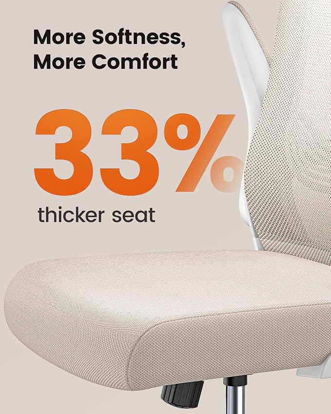 ErGear Drafting Chair,Tall Office Chair with Flip-Up Armrests, High Desk Chair Adjustable Height and Adjustable Footrest Ring, Ergonomic Standing Desk Chair with Lumbar Support, Khaki,4 Pack