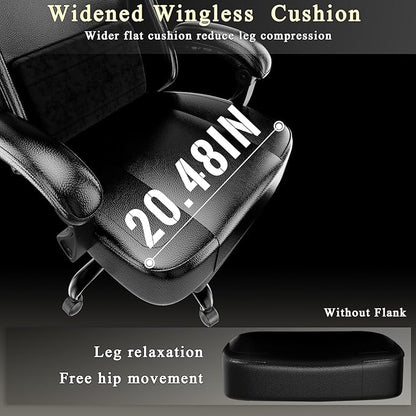 Video Game Chair for Adults, Massage Gaming Chair with Footrest, Adjustable Lumbar Pillow Gamer Chair for Kids, Comfortable Computer Chair with Leg Rest