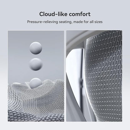 SIHOO Doro C300 Pro Ergonomic Office Chair with Footrest, Ultra-Soft 6D Armrests, Dynamic Lumbar Support, Seat Depth Adjustment and Adjustable Backrest, Big and Tall Desk Chair 2 Packs (Grey)