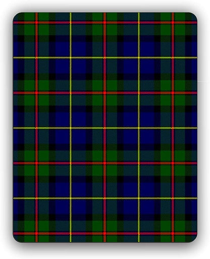 Scottish Clan MacLeod Hunting Tartan Crest Computer Mouse Pad