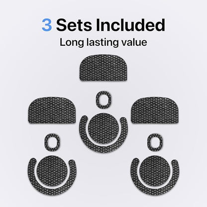 Adhesive Mouse Pad, 3 Pack - Minimalist Mousepad for Logitech G Pro X SUPERLIGHT