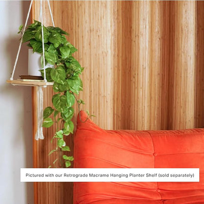 Retrograde 32" Realistic Fake Pothos Ivy Plant for Home Decor Indoor Silk Artificial Plant Large (Light Green)