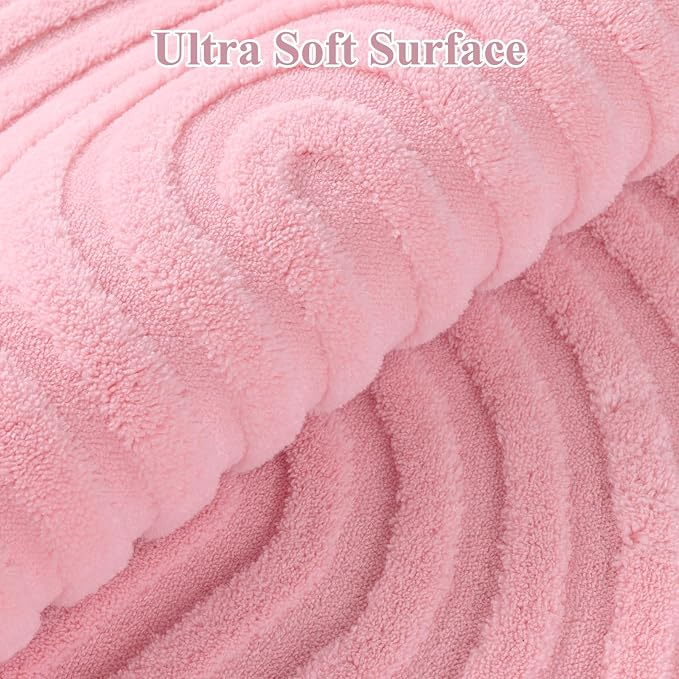 Pauwer Pink Area Rug for Girls Bedroom 4x6 Soft Fluffy Non Slip Machine Washable Rugs Arch Modern Indoor Mat Fuzzy Floor Carpet for Kids Nursery Living Room Dorm Playroom Dining Baby Home Decor