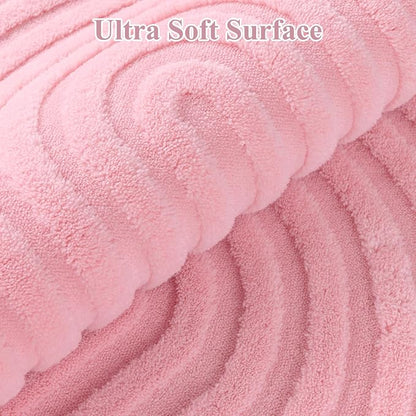 Pauwer Pink Area Rug for Girls Bedroom 4x6 Soft Fluffy Non Slip Machine Washable Rugs Arch Modern Indoor Mat Fuzzy Floor Carpet for Kids Nursery Living Room Dorm Playroom Dining Baby Home Decor