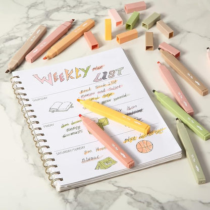 Mr. Pen- Aesthetic Bible Highlighters No Bleed Through, 10 Pack | Boho Colors, Cute Highlighter for Journaling Supplies and School Accessories, Bible Highlighters and Pens No Bleed