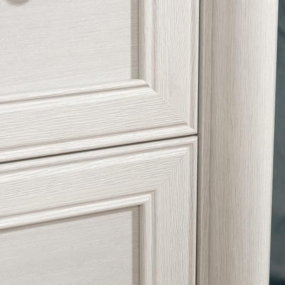 Sauder Palladia 2 Drawer File Cabinet, Lateral Filing Cabinets for Home Office, Hanging File Folders Organizer, Interlocking Drawers, in Glacier Oak Finish