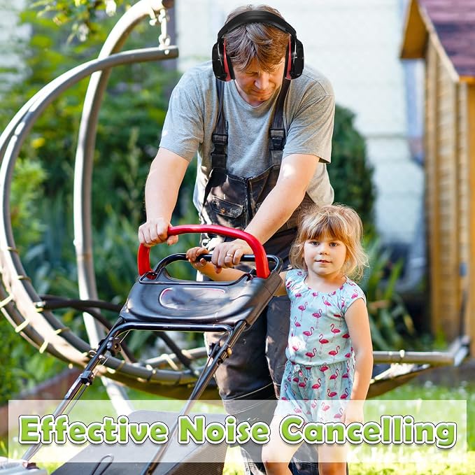 Yunsailing 4 Pcs Nrr 28db Noise Reduction Ear Protection Hearing Protection Muffs Foldable Headphones for Shooting