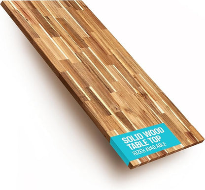 COREMINDED Solid Wood Desk Table Top – Pre-Finished 1.2” Thick Tabletop - Universal Fit for Standing Desks, Countertops & Workstations (48" x 30", Acacia)