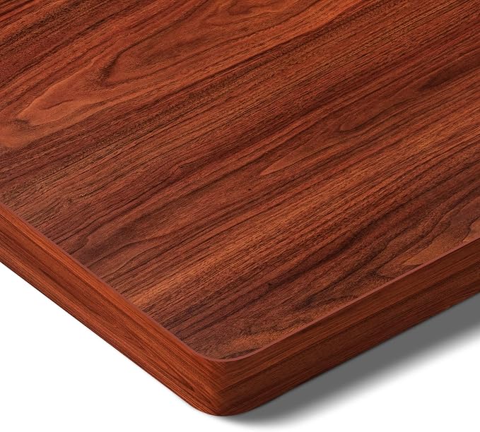 SANODESK Whole-Piece Particle Board Table Top for Standing Desk and Home Office Desk DIY, 48x30x1 Inch Mahogany Desk Top