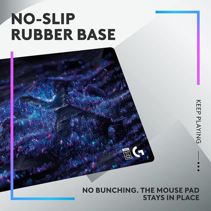 Logitech G502 X PLUS LIGHTSPEED Wireless RGB Gaming Mouse and G640 SE Large Cloth Gaming Mouse Pad (460 x 400 x 3 mm) - White