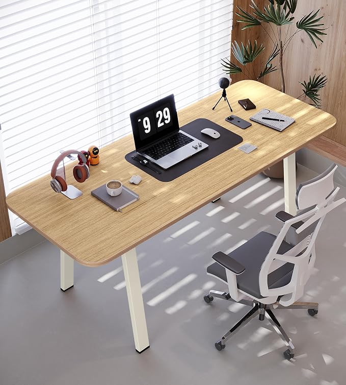 Modular Computer Office Desk, Modern Style Small Study Writing Workstation Table for Home & Busines, Extra Large (71" x 28")