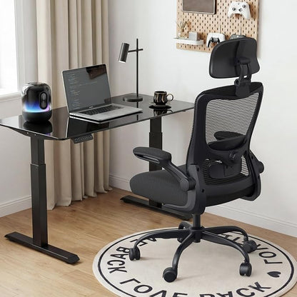 Ergonomic Office Chair for Long Hours, Full-Body Support, Relieve Neck & Back Pressure, 330LBS Capacity, Ideal for Home Office, Office & Study