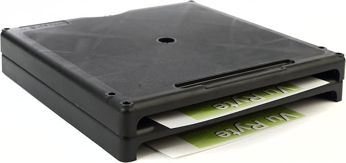 Vu Ryte Stackable 1 Inch Computer Monitor Riser Stand, VuRyser 1, Black, VUR 2455 (48-Pack)