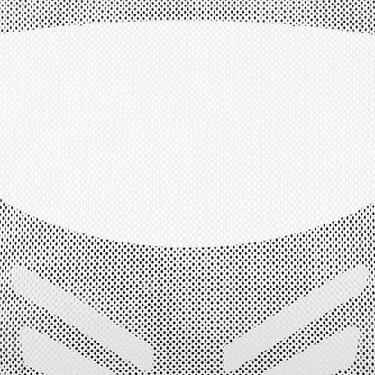 Flash Furniture Nicholas Mid-Back Swivel Office and Gaming Chair, Ergonomic Mesh Office Chair with Adjustable Lumbar Support and Height, White