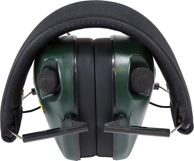 Caldwell E-MAX Electronic Hearing Protection with Low Profile, Adjustable, 23 NRR, For Range, Shooting, and Hunting