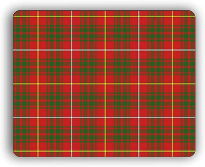 Scottish Clan Bruce Tartan Crest Computer Mouse Pad