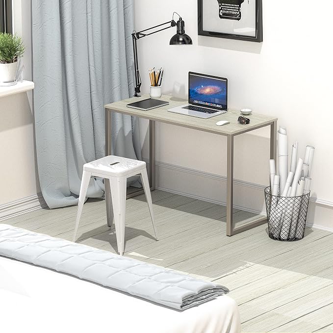 SHW Mission 32-Inch Home Office Computer Desk, Maple