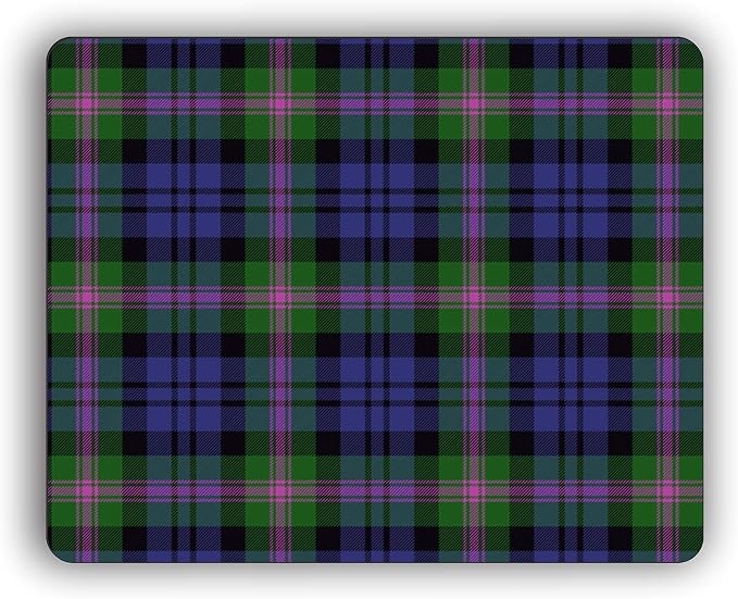 Scottish Clan Baird Tartan Crest Computer Mouse Pad