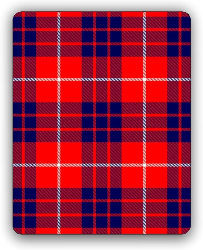 Hamilton Scottish Clan Tartan Crest Computer Mouse Pad