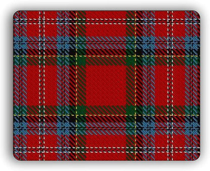 Macpherson Scottish Clan Tartan Crest Computer Mouse Pad