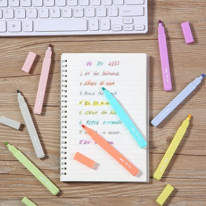 Mr. Pen- Aesthetic Highlighters No Bleed, 8 Pack, Retro Colors, Chisel Tip | Cute Highlighters Assorted Colors for Journaling, Highlighting, Underlining, Fast Dry, Back to School Supplies