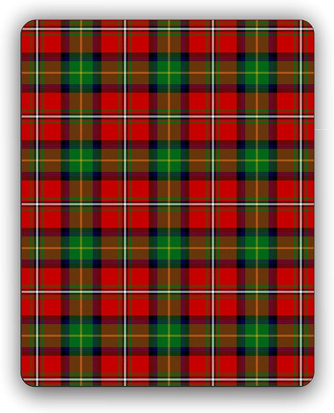 Scottish Clan Boyd Tartan Crest Computer Mouse Pad