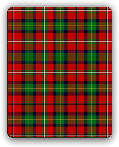Scottish Clan Boyd Tartan Crest Computer Mouse Pad