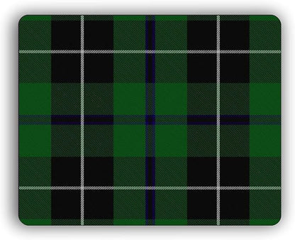 Scottish Clan Douglas Tartan Crest Computer Mouse Pad