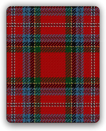Macpherson Scottish Clan Tartan Crest Computer Mouse Pad