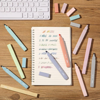 Mr. Pen- Aesthetic Bible Highlighters No Bleed Through, 10 Pack | Retro Colors, Cute Highlighter for Journaling Supplies and School Accessories, Bible Highlighters and Pens No Bleed
