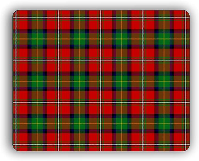 Scottish Clan Boyd Tartan Crest Computer Mouse Pad