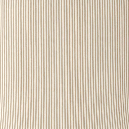 Martha Stewart Maeve Swivel Task Chair with Height Adjustable Seat for Home Office in Beige Stripe Fabric with Polished Nickel Frame