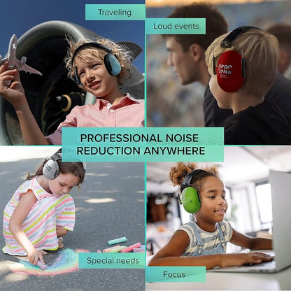 Noise Cancelling Headphones Kids Adult Earmuffs Shooting Ear Protection Foldable Ear Protection Earmuffs