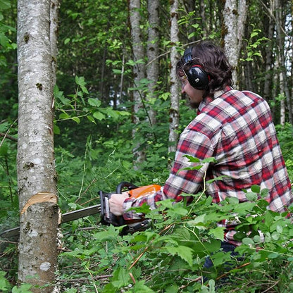 Cyber Acoustics Professional Safety Lightweight Ear Muffs for Hearing Protection and Noise Reduction