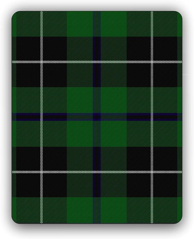 Scottish Clan Douglas Tartan Crest Computer Mouse Pad