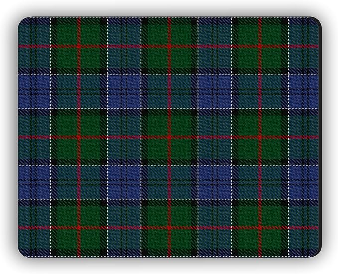 Scottish Clan Colquhoun Tartan Crest Computer Mouse Pad