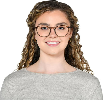 Foster Grant unisex-adult Mckay Blue Light Multifocus Reading Glasses Round reading-glasses
