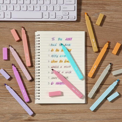 Mr. Pen- Aesthetic Highlighters No Bleed, 10 Pack, Candy Colors, Chisel Tip | Cute Highlighters Assorted Colors for Journaling, Highlighting, Underlining, Fast Dry, Back to School Supplies