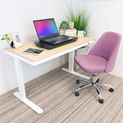 Mount-It! Standing Keyboard Tray, Height Adjustable Keyboard and Mouse Riser for Desk, Sit Stand Keyboard Platform, Large 23.6" x 11.8” Surface for Keyboard, Mouse or Laptop