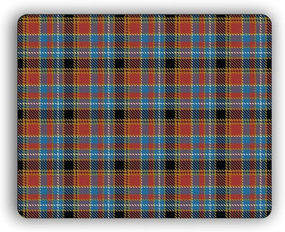Scottish Clan Dalrymple Tartan Crest Computer Mouse Pad